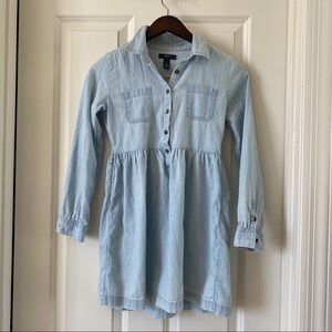 NWOT GapKids Denim Dress Girls Size L (10/12)